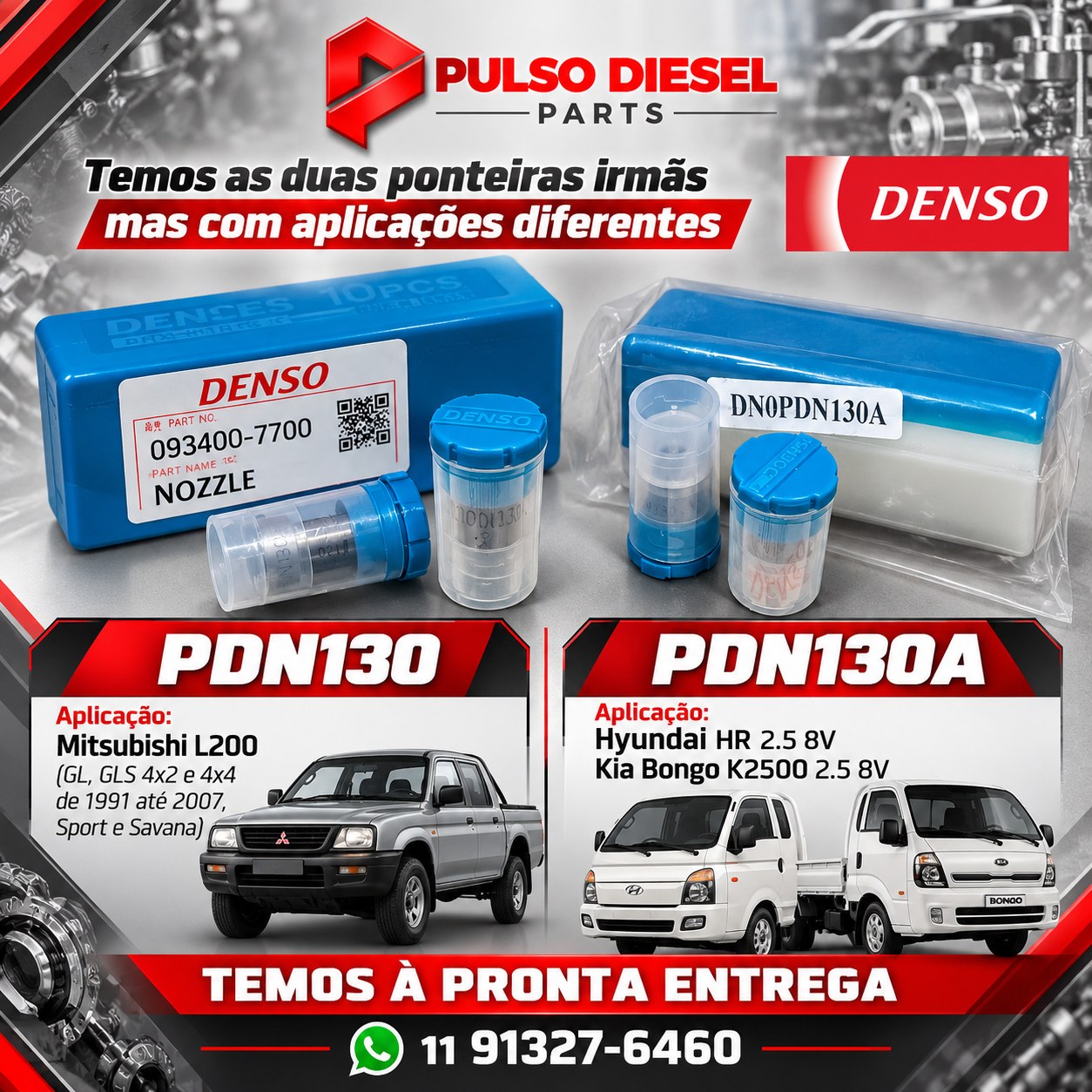 Componentes Denso em estoque